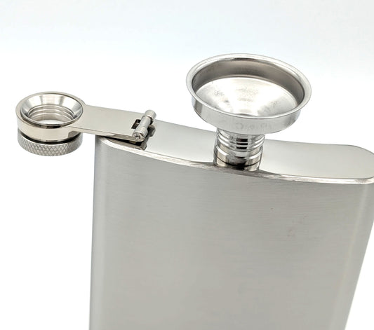 Personalized Stainless Steel Hip Flask with Custom Engraving – 240ml Premium Flask