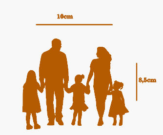 Silhouette Famille