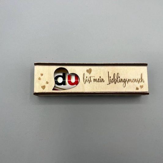 Danke Mama! gravierte Duplo Geschenkbox Geschenkverpackung Schokoriegel personalisierbar