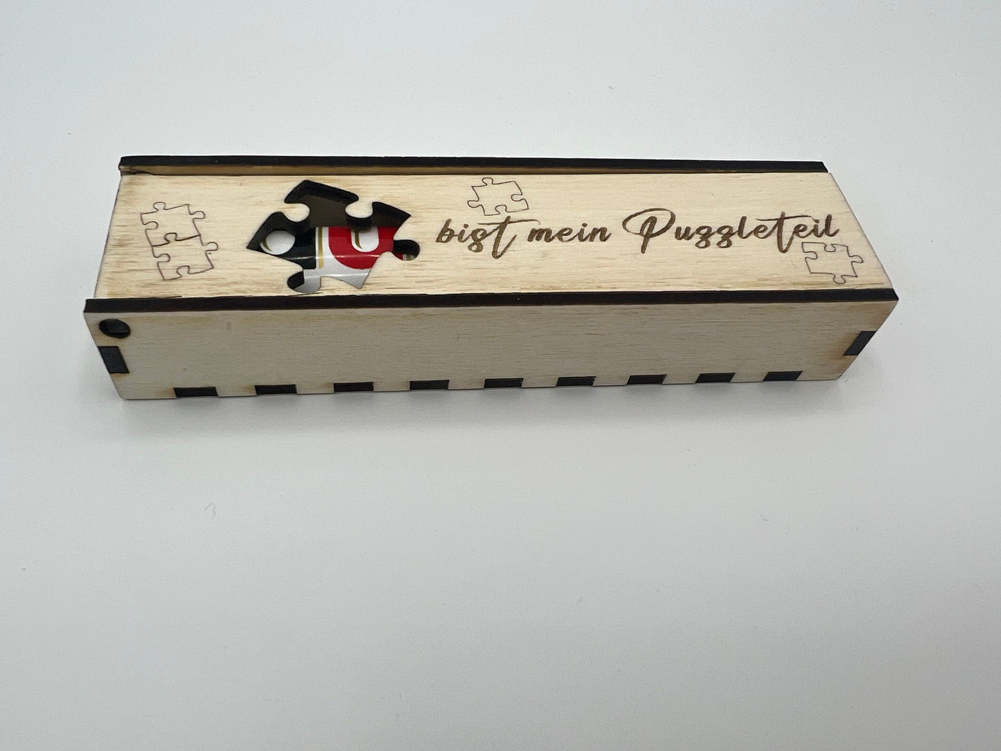 Du bist mein Puzzleteil duplo Geschenkverpackung, geschenkbox holz