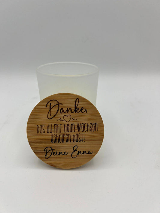 Kerze Geschenk Personalisiert Erzieherin Hebamme Dankeschön Abschied Name