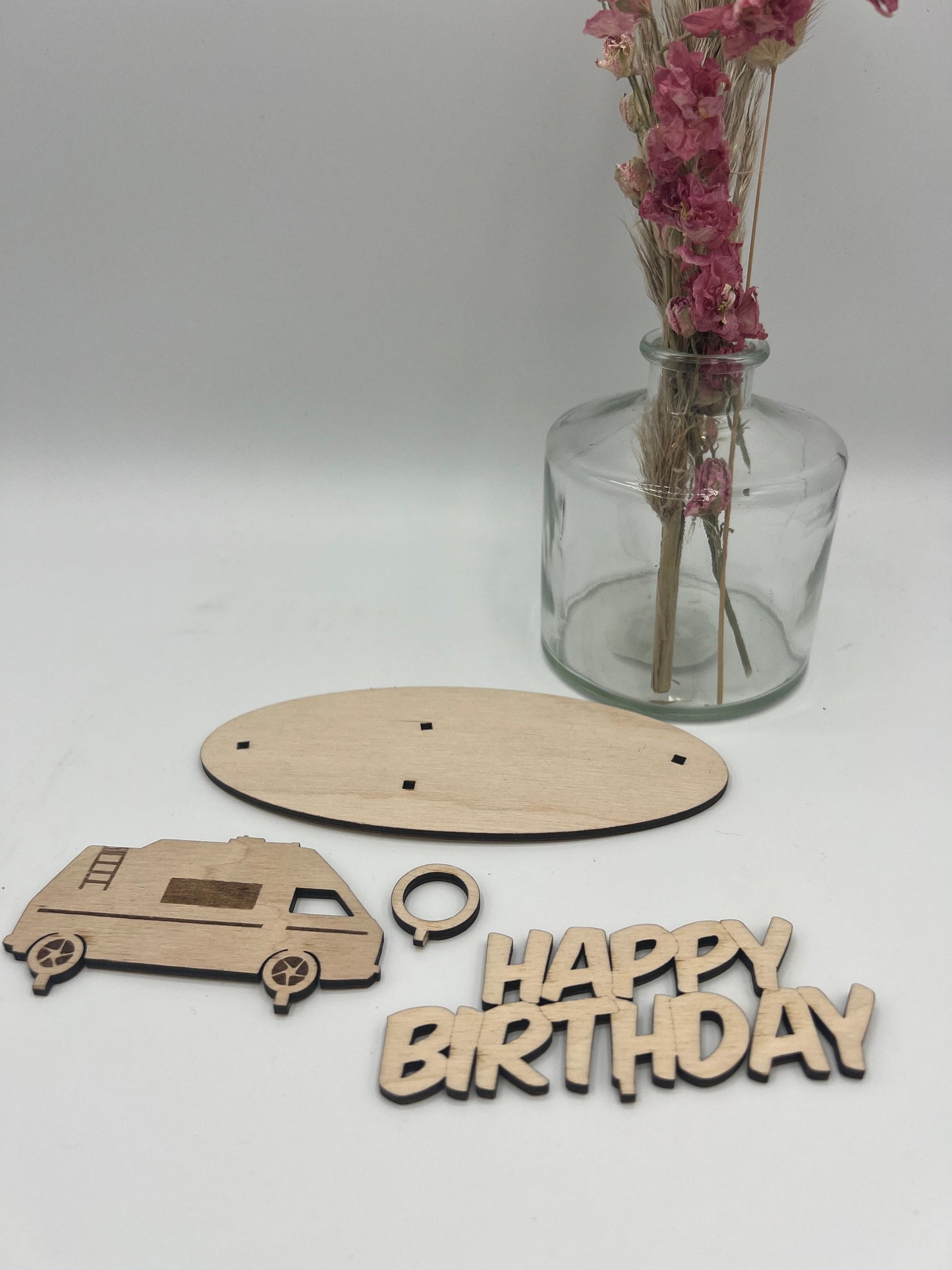 Geldgeschenk zur Rente / Camper / Holz / Geschenkidee Geldgeschenk / Rentner / Geburtstag / Urlaub / Wohnmobil / Bulli