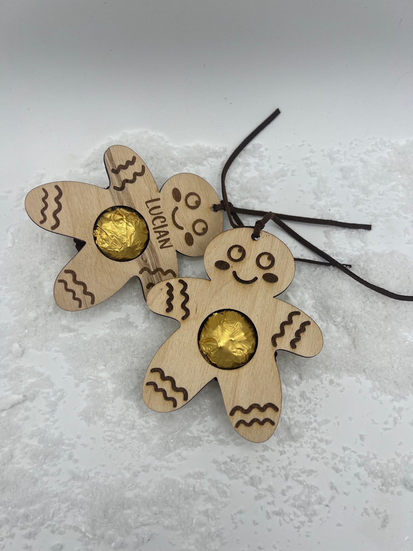 Lebkuchenmann Schokokugel personalisiert I Mitbringsel I Geschenkidee I Weihnachtskugeln personalisiert I Geschenkidee