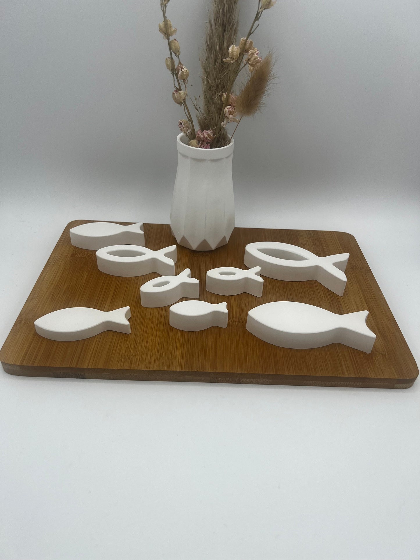 Dekoration zur Taufe , Konfirmation, Firmung, Kommunion , Fische zur Dekoration , Tisch Dekoration , Raysin 200 ,