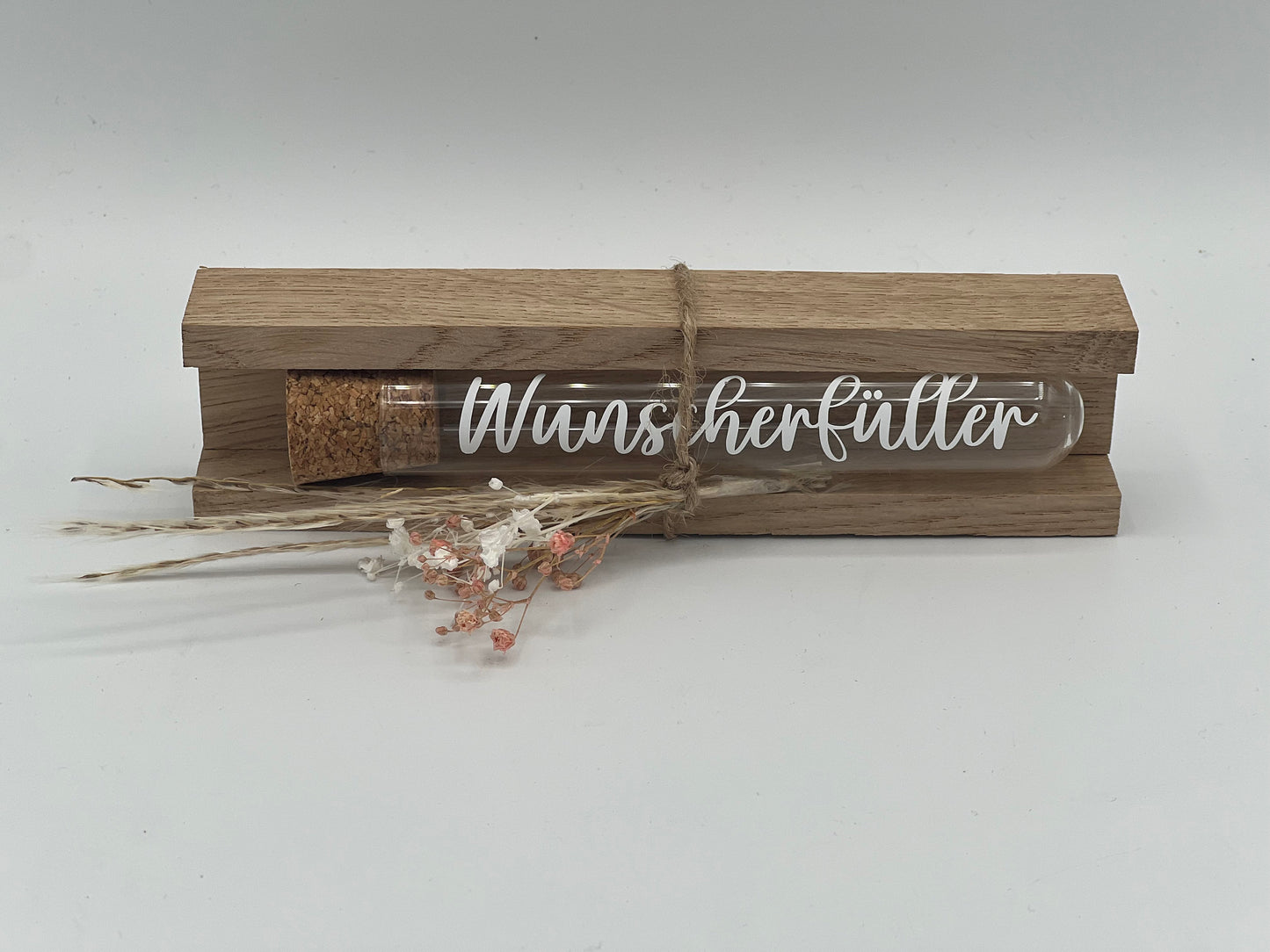 Geldgeschenk Reagenzglas, Wunscherfüller Reagenzglas zum Geburtstag, Hochzeit, Taufe personalisiertes Geldgeschenk - Reagenzglas