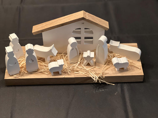 Krippe aus Raysin, 12-teilig, Weihnachtsdeko, Dekoration, Geschenkset, Weihnachtsgeschenk, Vorweihnachtszeit