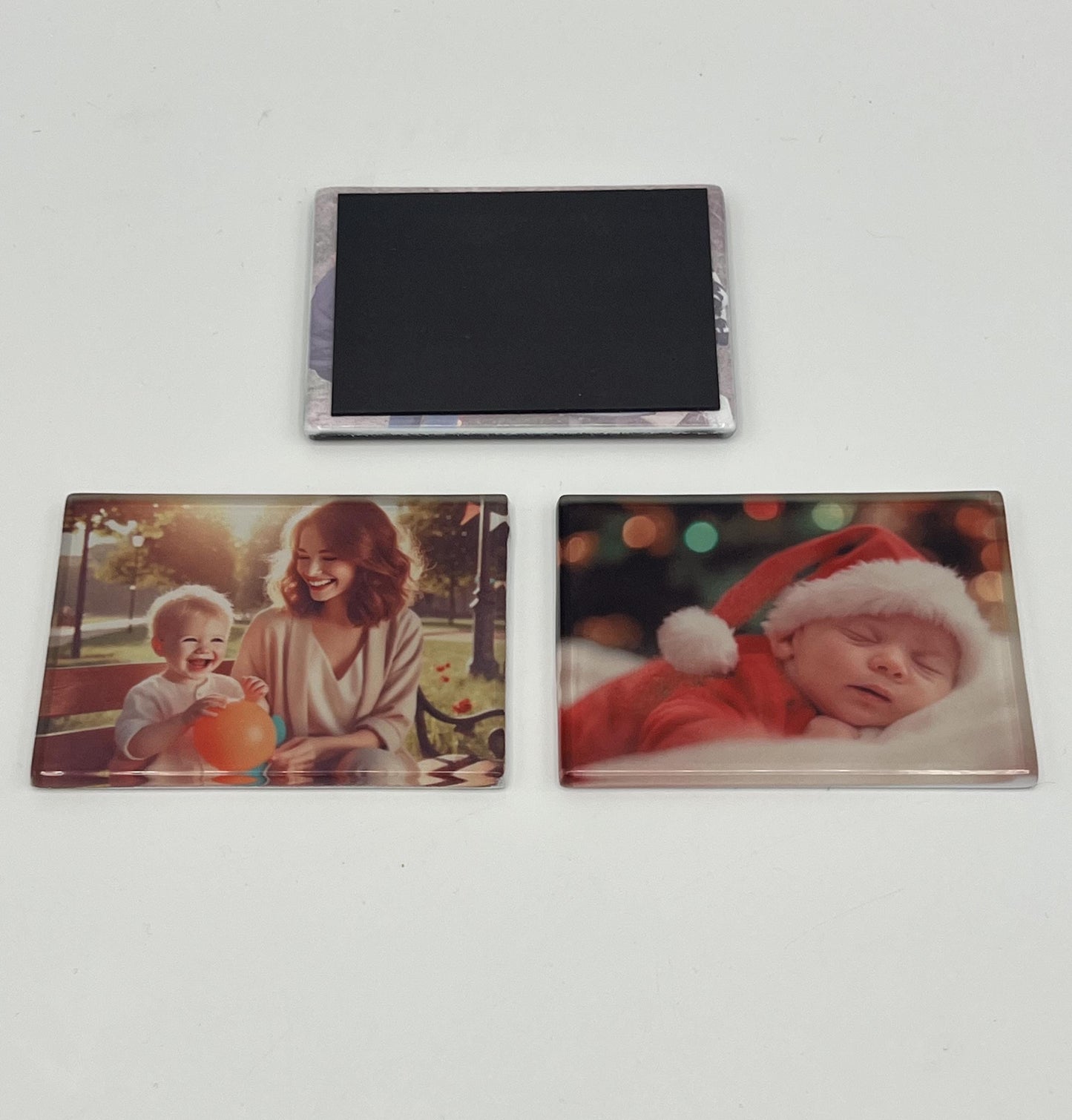 Foto Magnet mit Wunschbild 5x7cm groß, Großer Magnet auf der Rückseite für gute Haftung