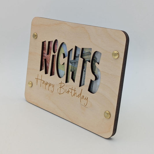 Geschenkkarte Geldgeschenk Nichts Happy Birthday