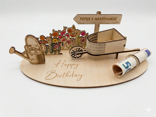 Geldgeschenk Gärtner, Gartenliebhaber