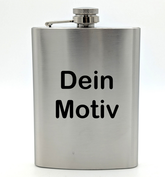 Personalized Stainless Steel Hip Flask with Custom Engraving – 240ml Premium Flask