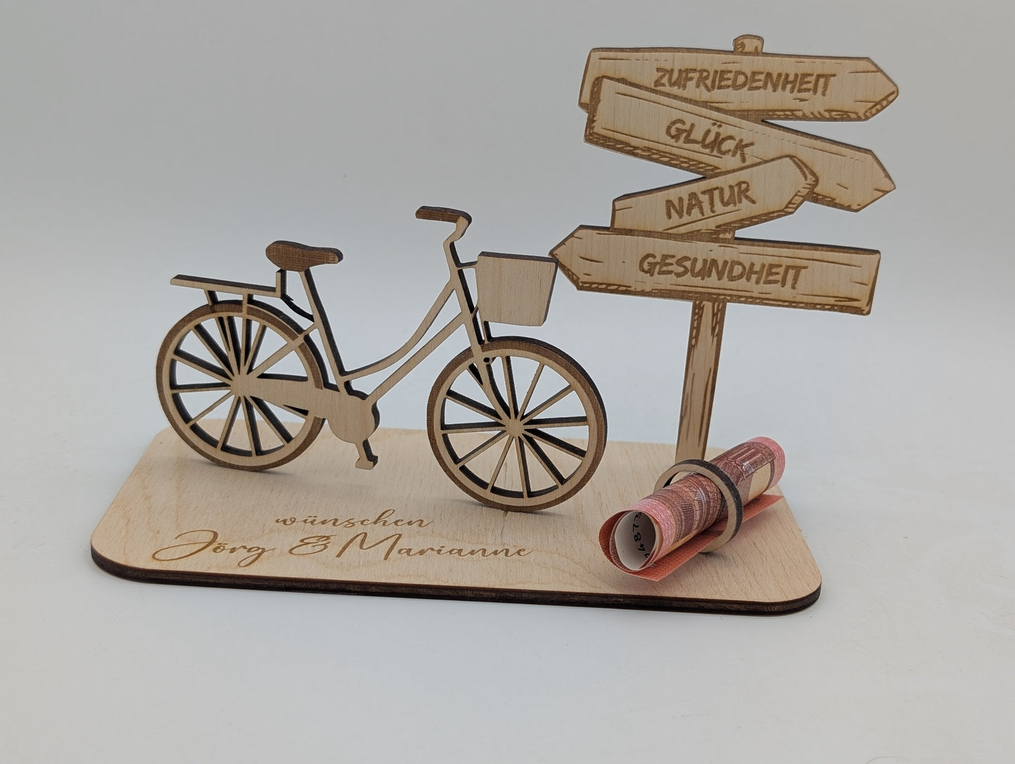 Geldgeschenk Fahrrad