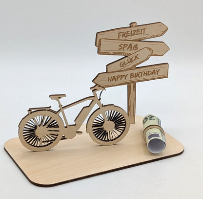Geldgeschenk Fahrrad