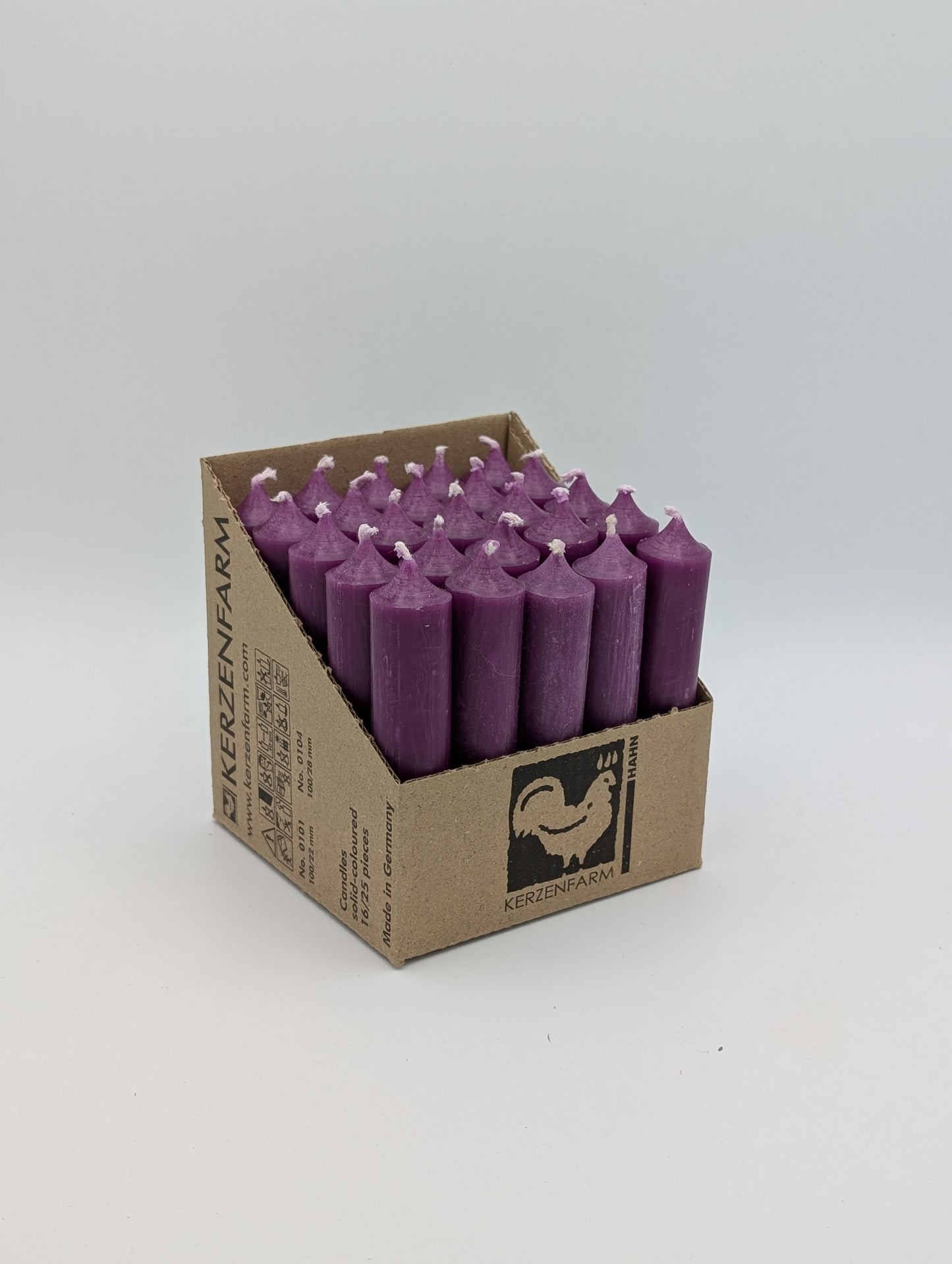 Stabkerze Durchgefärbt in versch. Farben