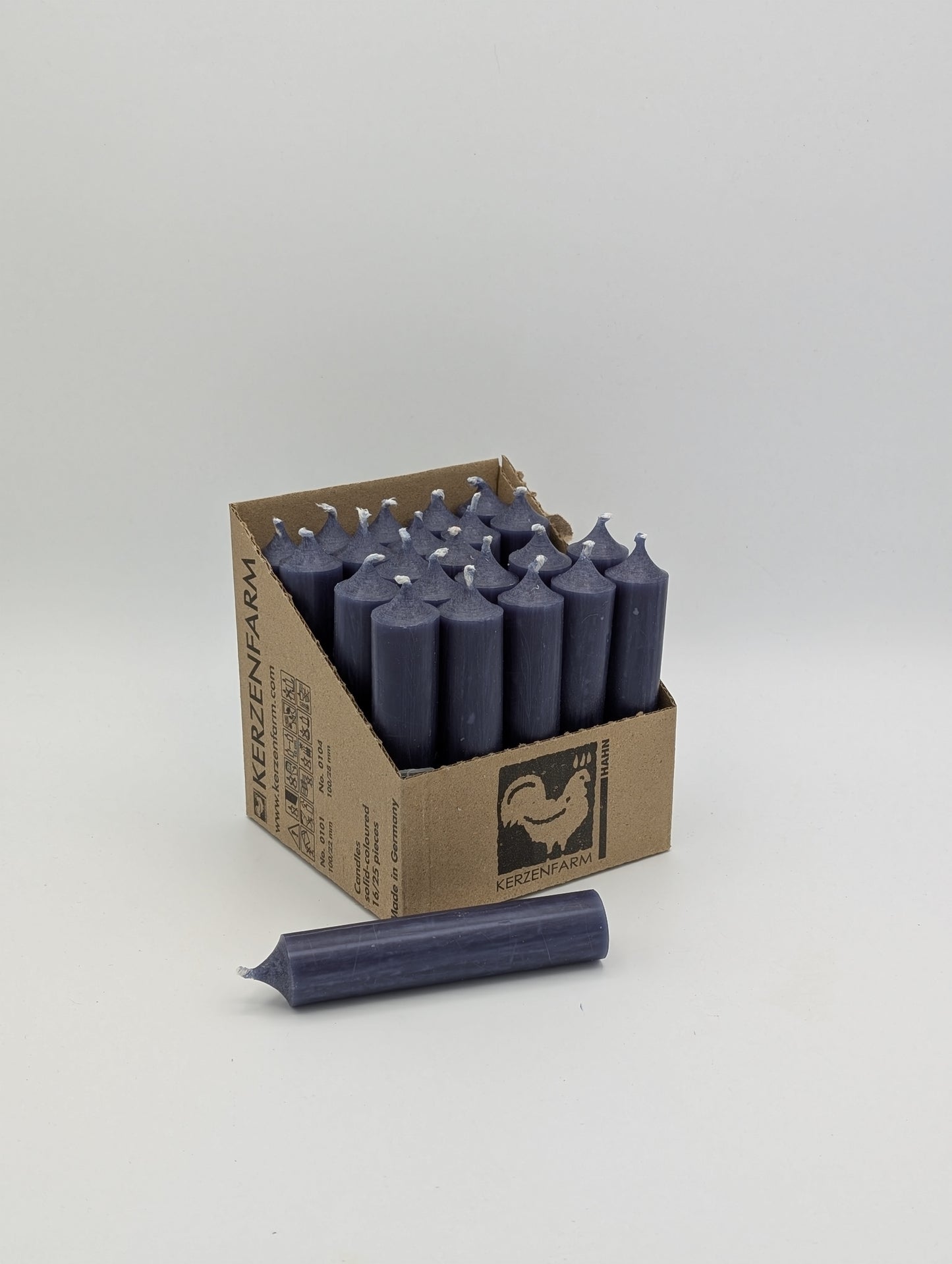 Stabkerze Durchgefärbt in versch. Farben