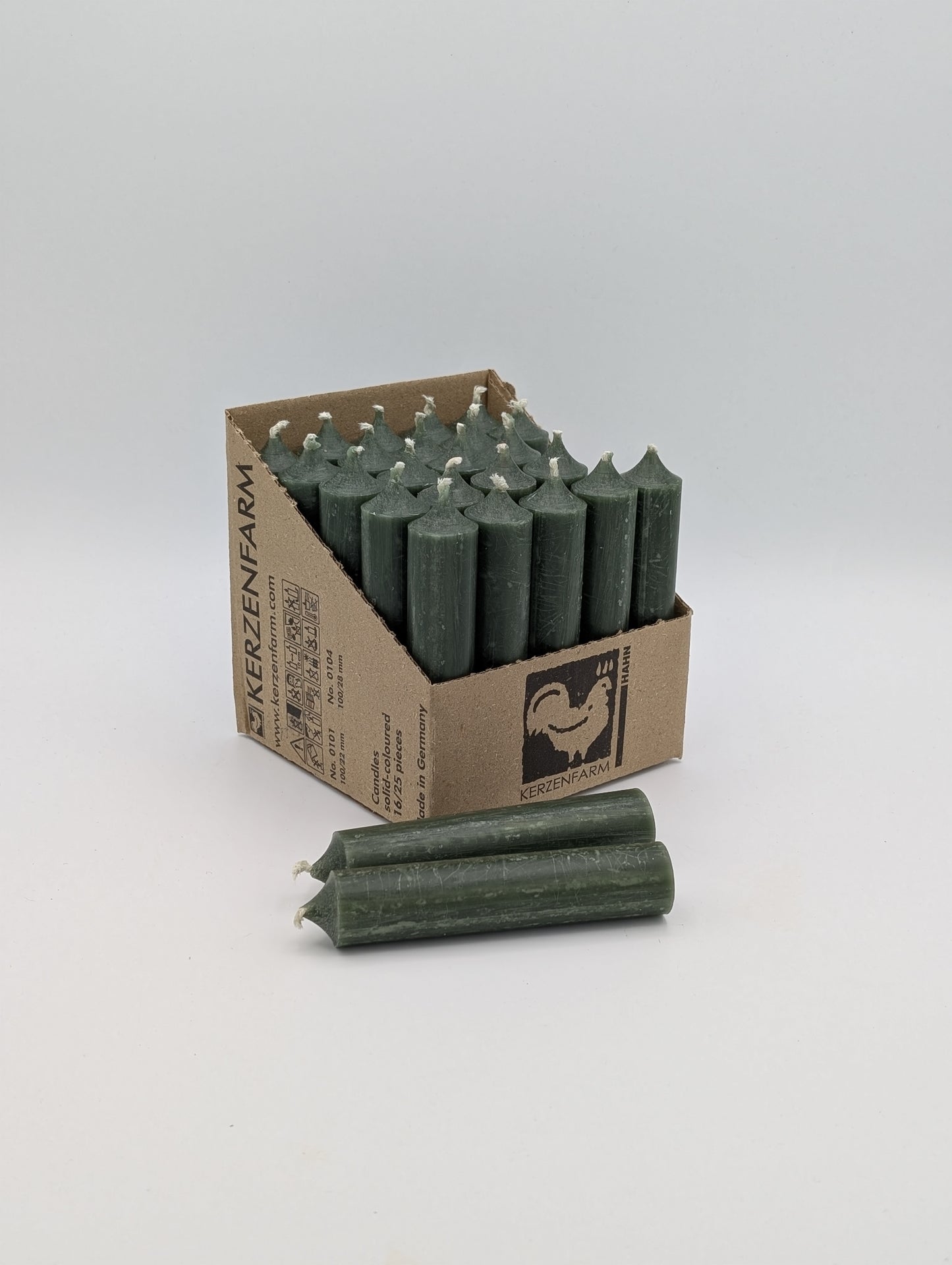 Stabkerze Durchgefärbt in versch. Farben