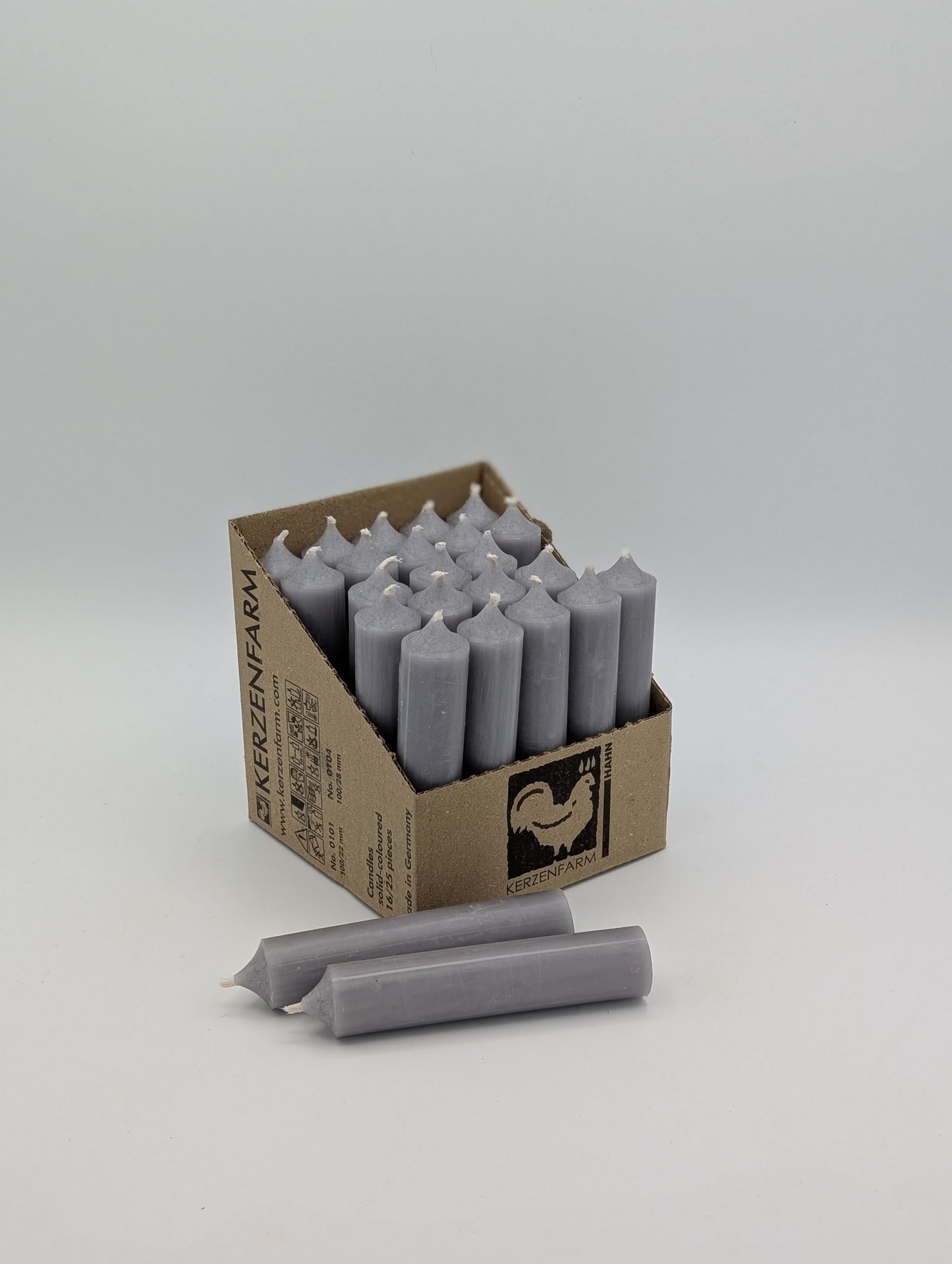 Stabkerze Durchgefärbt in versch. Farben