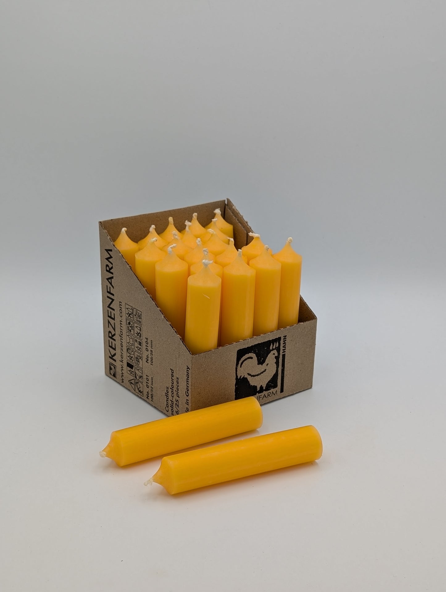 Stabkerze Durchgefärbt in versch. Farben