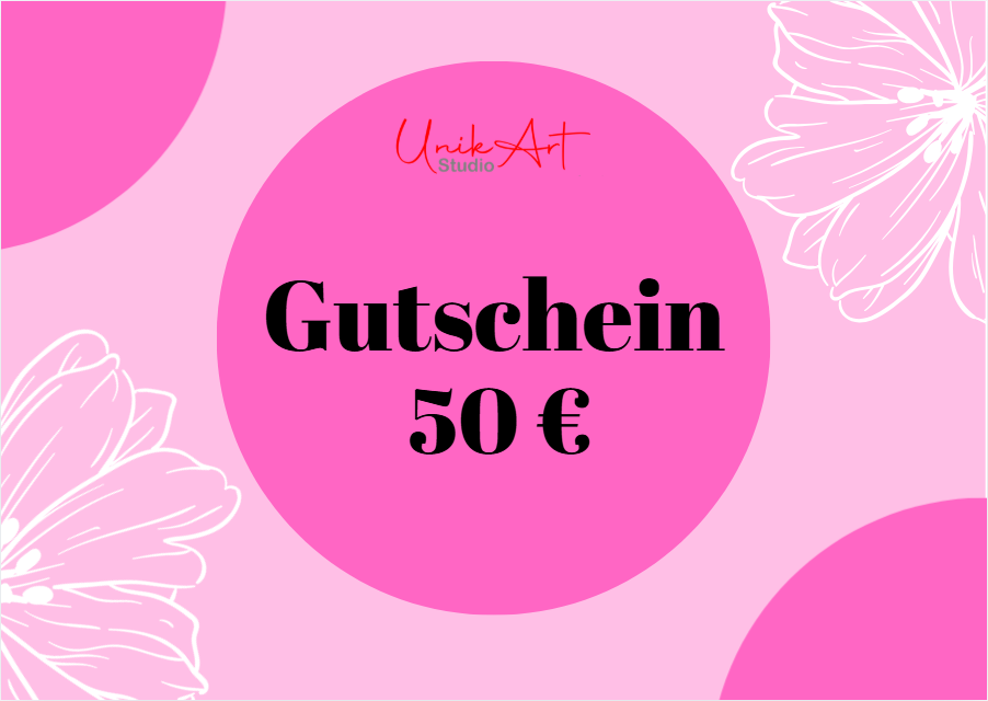 Geschenkgutschein Unikart-Studio