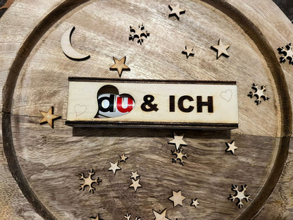 Zur Hochzeit "Du bist die beste Trauzeugin" – Liebevolle Duplobox aus Holz für einen Lieben Menschen