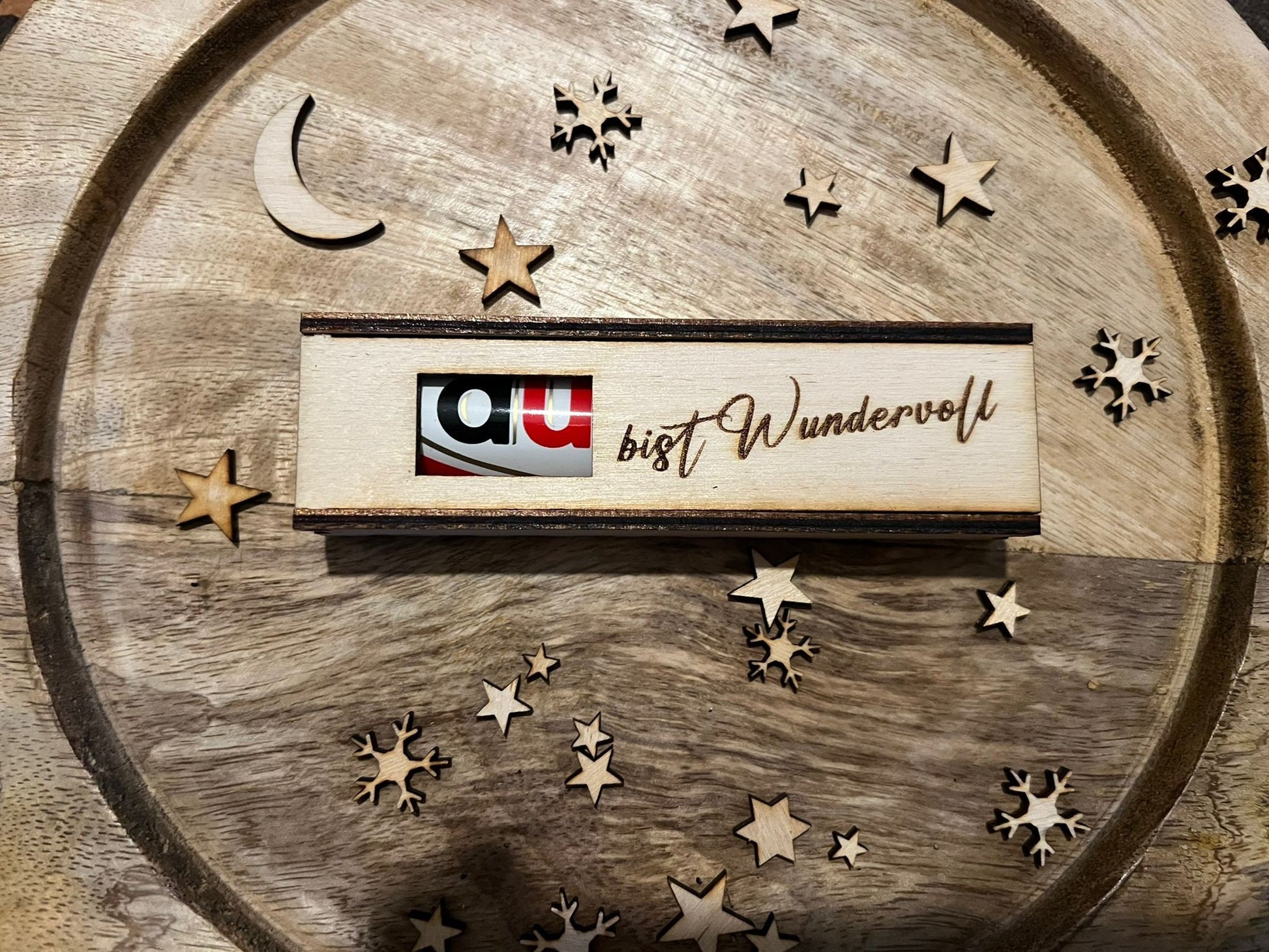 Zur Hochzeit "Du bist die beste Trauzeugin" – Liebevolle Duplobox aus Holz für einen Lieben Menschen