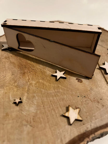 Zur Hochzeit "Du bist die beste Trauzeugin" – Liebevolle Duplobox aus Holz für einen Lieben Menschen