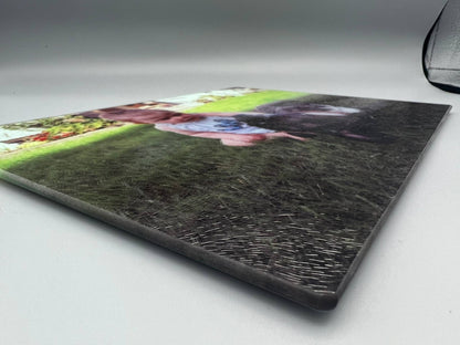 Glasschneidebrett 20x28,5cm / Geschenk zum Einzug / Personalisiertes Geschenk/ Fotogeschenk/ Muttertag / Geburtstag / Vatertag/ Einweihung