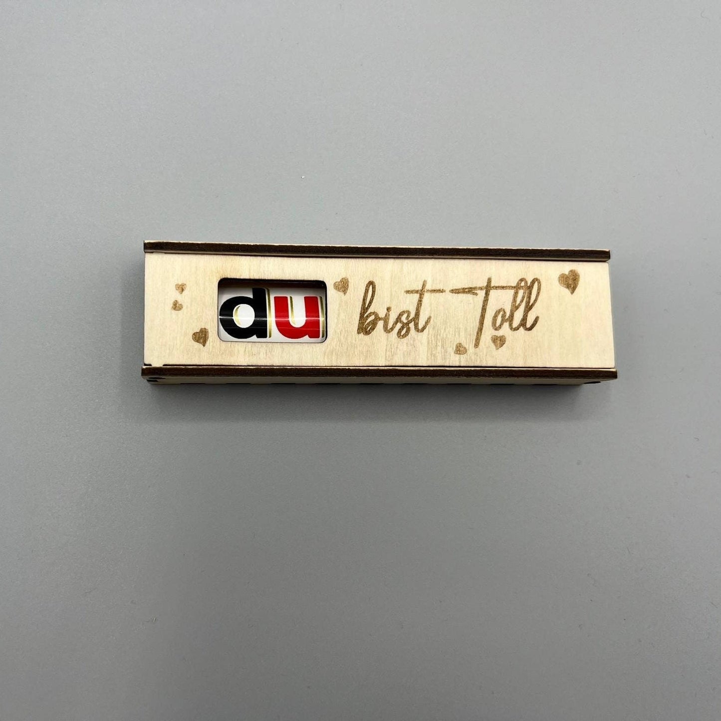 DU bist Toll! Duplo Geschenkbox Geschenkverpackung Schokoriegel personalisierbar