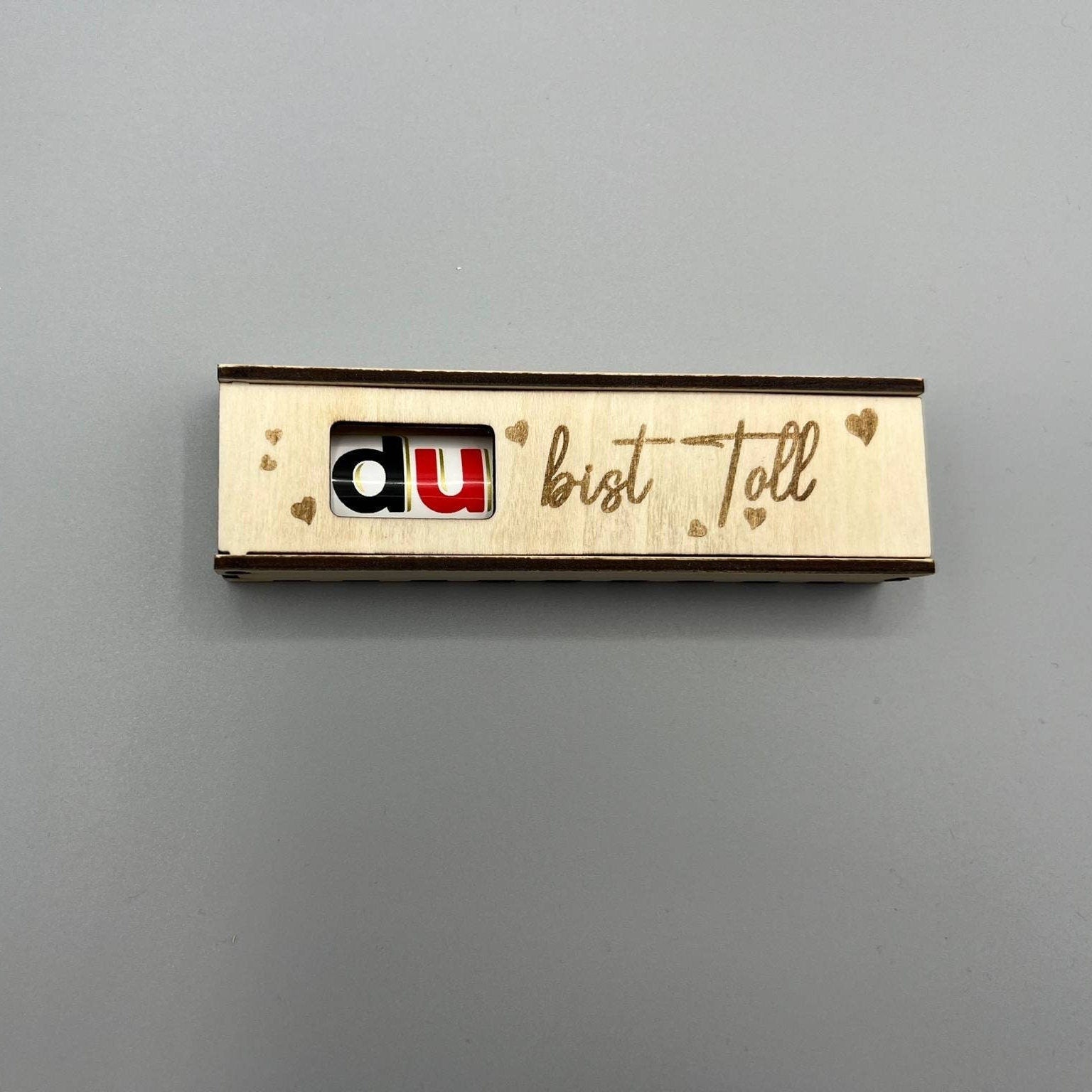 DU bist Toll! Duplo Geschenkbox Geschenkverpackung Schokoriegel personalisierbar