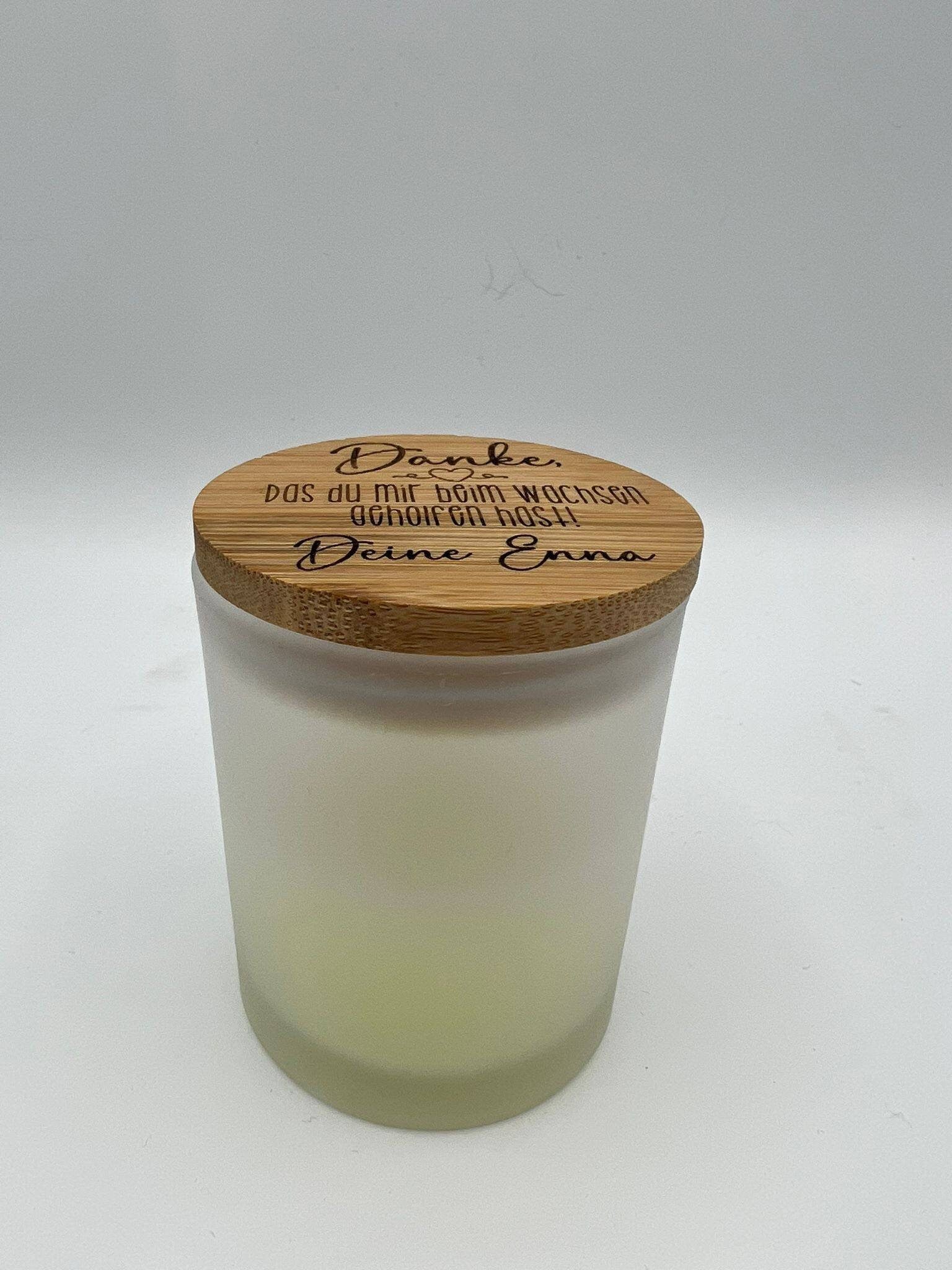 Kerze Geschenk Personalisiert Erzieherin Hebamme Dankeschön Abschied Name