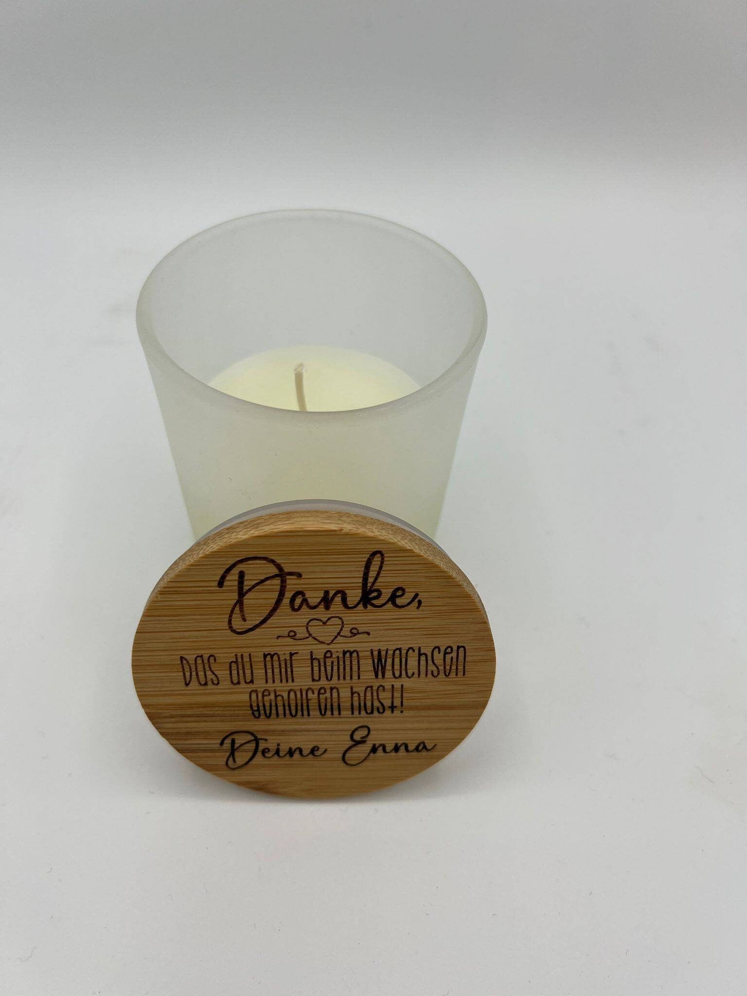 Kerze Geschenk Personalisiert Erzieherin Hebamme Dankeschön Abschied Name