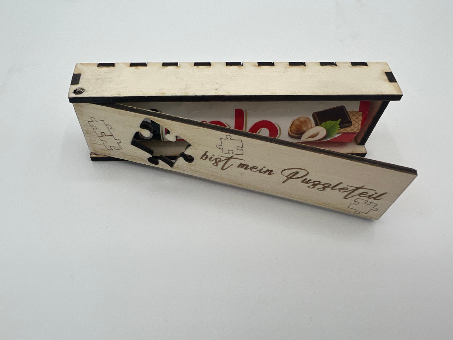 Du bist mein Puzzleteil duplo Geschenkverpackung, geschenkbox holz