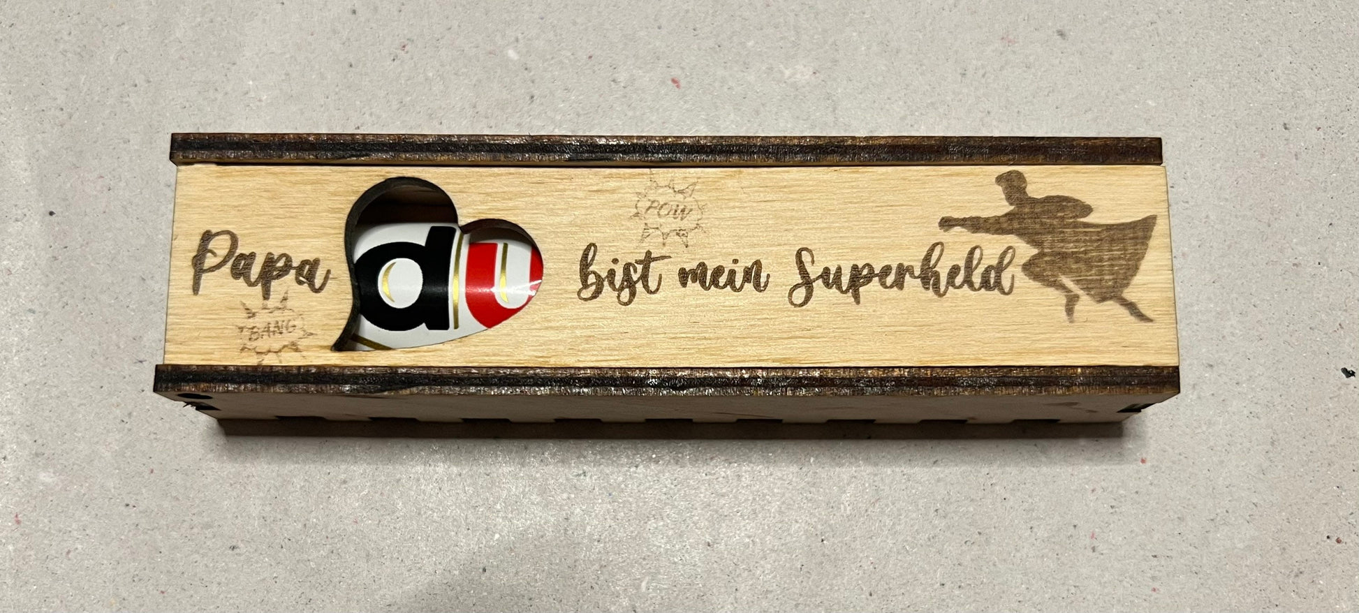 Duplo geschenkbox, Papa du bist mein Superheld