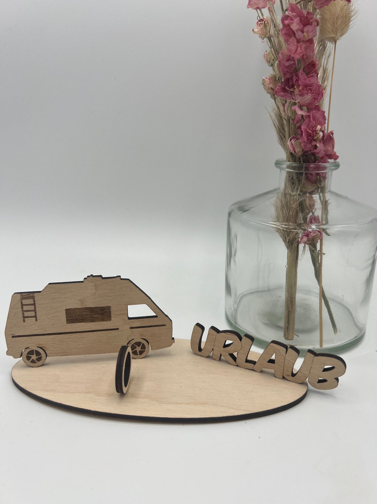 Geldgeschenk zur Rente / Camper / Holz / Geschenkidee Geldgeschenk / Rentner / Geburtstag / Urlaub / Wohnmobil / Bulli