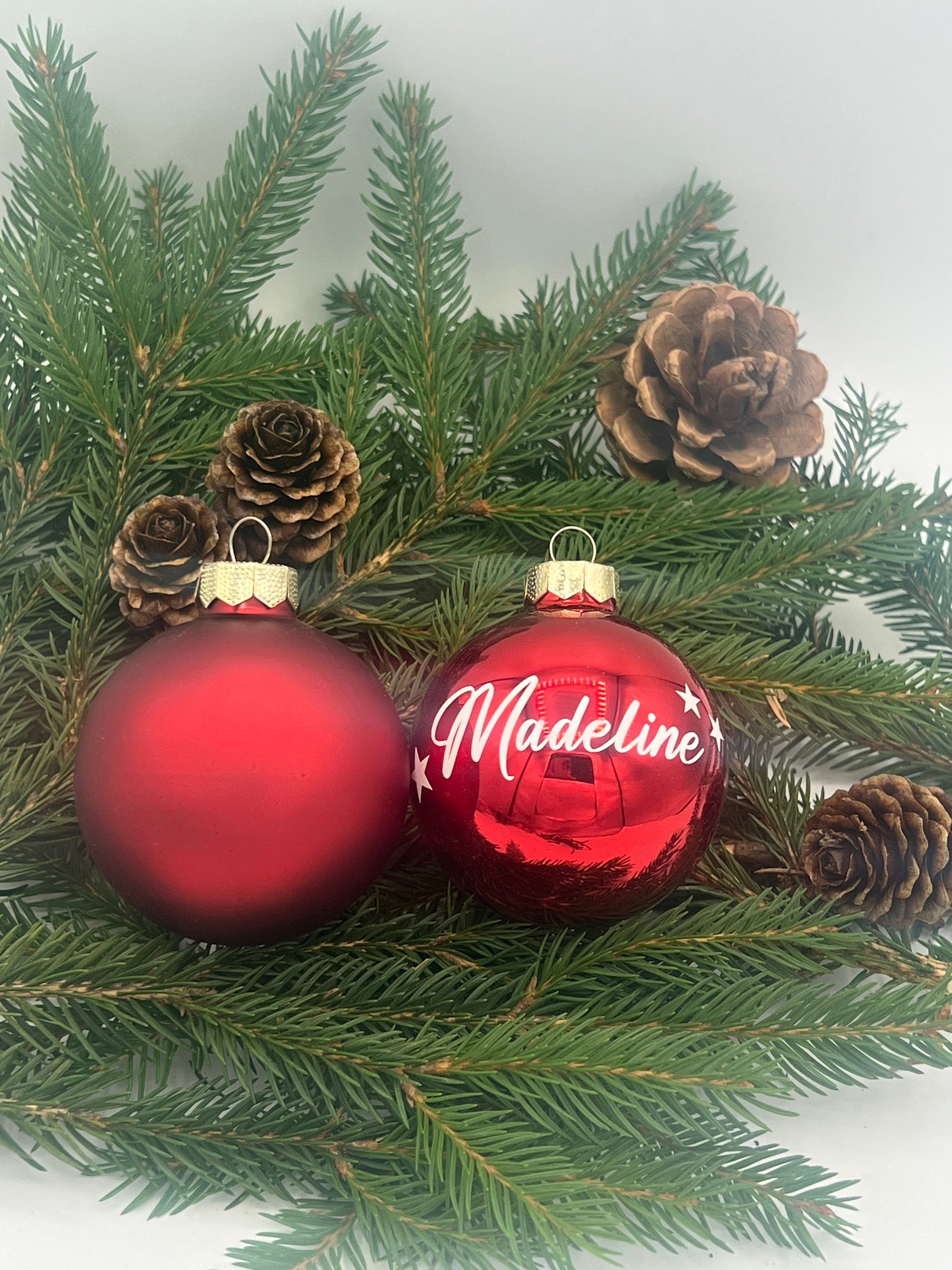 Weihnachtskugel mit Namen, Personalisiert, Christbaumkugel, Weihnachten, Christmas, Geschenk, Geschenke, Liebe, Love