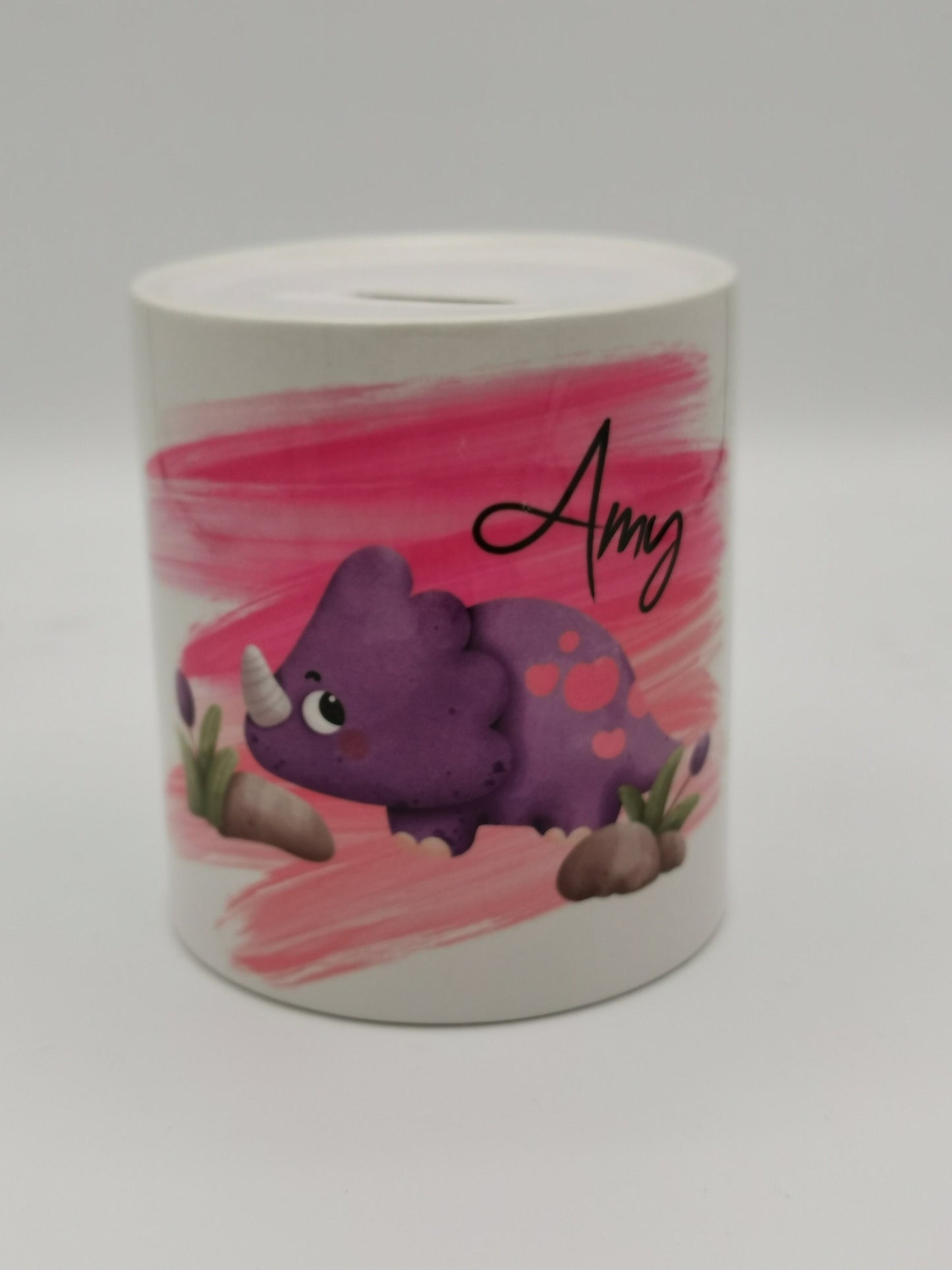 Spardose Dinosaurier, Spardose für Kinder, Geschenkidee für Kinder, Individuelles Geschenk, Spardose für Jungen /Mädchen, Personalisiert