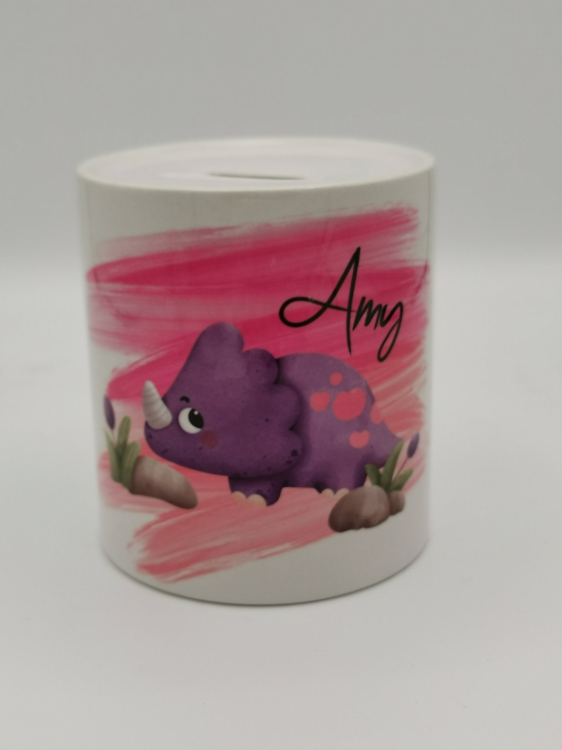 Spardose Dinosaurier, Spardose für Kinder, Geschenkidee für Kinder, Individuelles Geschenk, Spardose für Jungen /Mädchen, Personalisiert