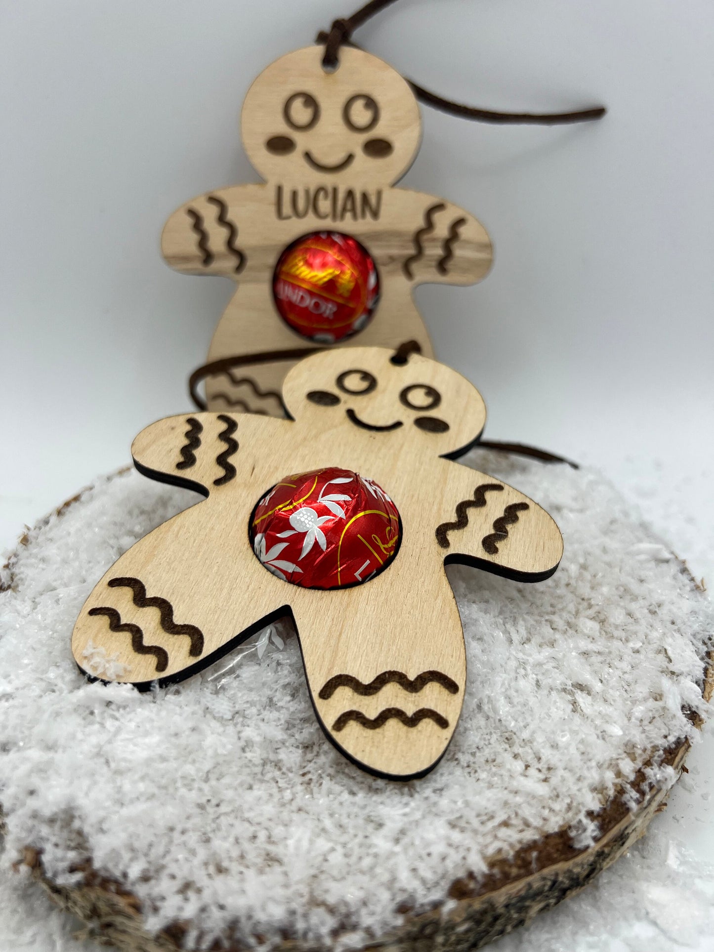 Lebkuchenmann Schokokugel personalisiert I Mitbringsel I Geschenkidee I Weihnachtskugeln personalisiert I Geschenkidee