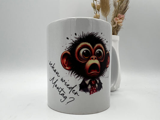Personalisierbare Keramiktasse , Montagtasse , Tasse zum Geburtstag , Geschenk zum Geburtstag ,Lustiger Becher zum verschenken  , Becher Dekoschuppen