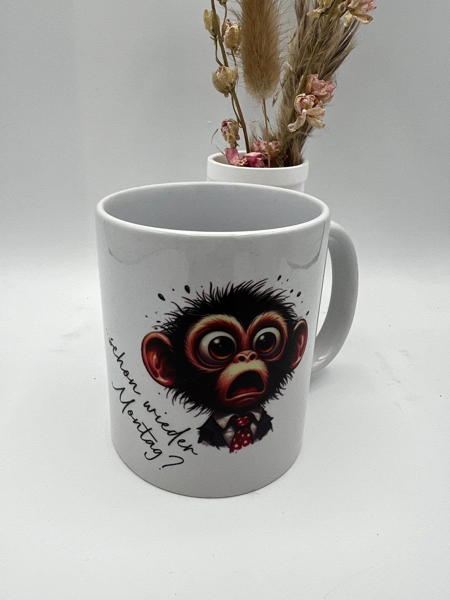 Personalisierbare Keramiktasse , Montagtasse , Tasse zum Geburtstag , Geschenk zum Geburtstag ,Lustiger Becher zum verschenken  , Becher Dekoschuppen