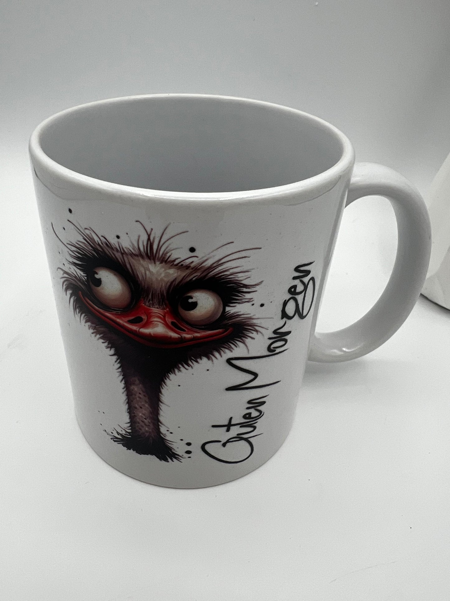 Personalisierbare Keramiktasse , Guten Morgen Tasse, Tasse zum Geburtstag , Geschenk zum Geburtstag ,Morgenmuffel Tasse , Becher Dekoschuppen