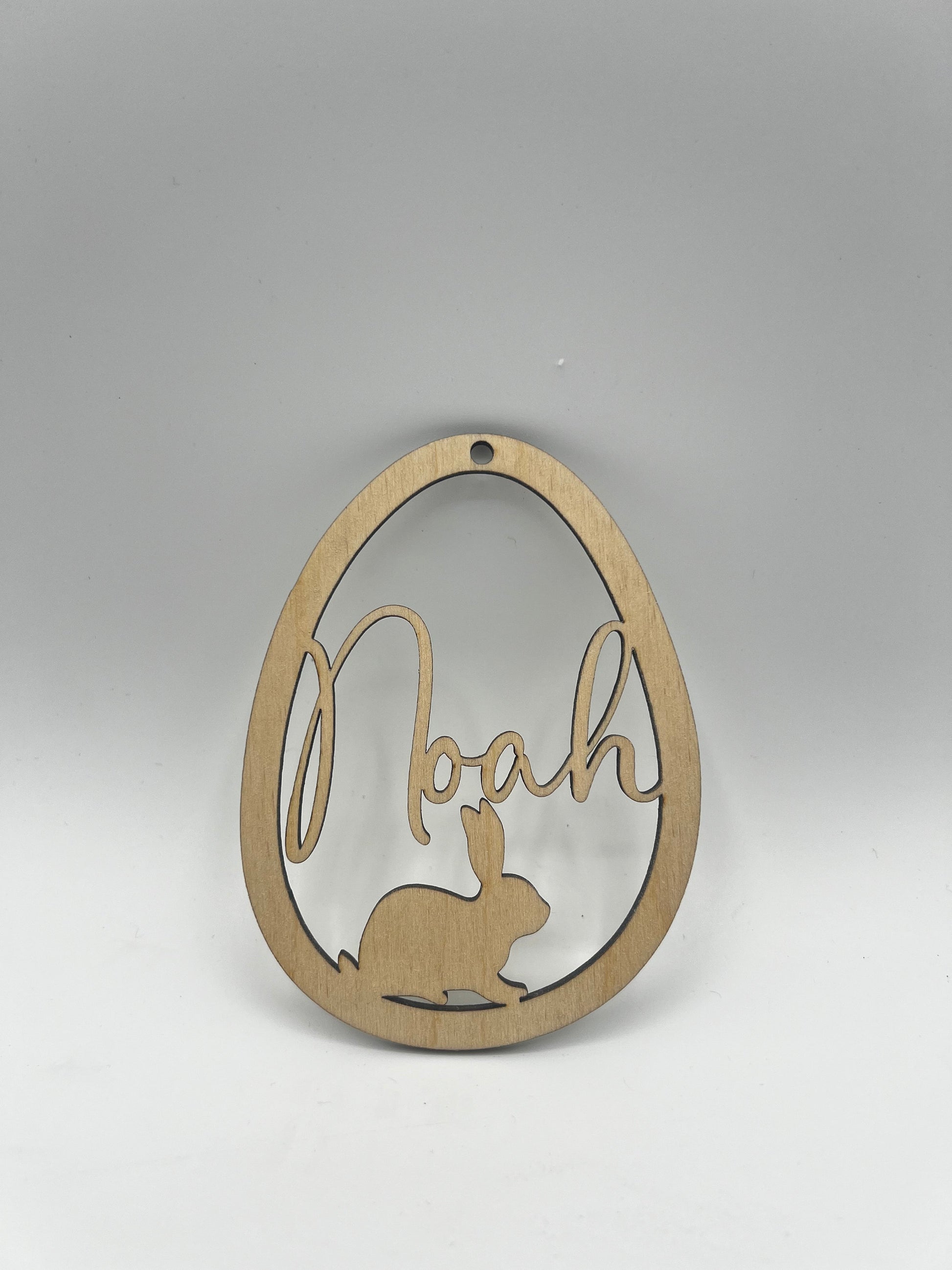 Osterdeko personalisiert aus Holz, Ostergeschenk, Anhänger Ostereier mit Name zu Ostern, Osteranhänger, Holzanhänger, Osternest, Osterkorb