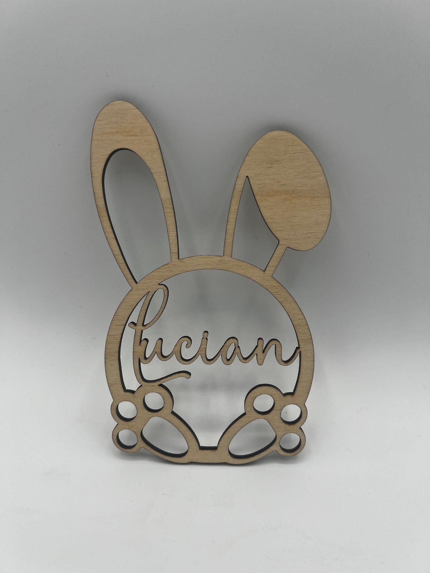 Osterdeko personalisiert aus Holz, Ostergeschenk, Anhänger Ostereier mit Name zu Ostern, Osteranhänger, Holzanhänger, Osternest, Osterkorb