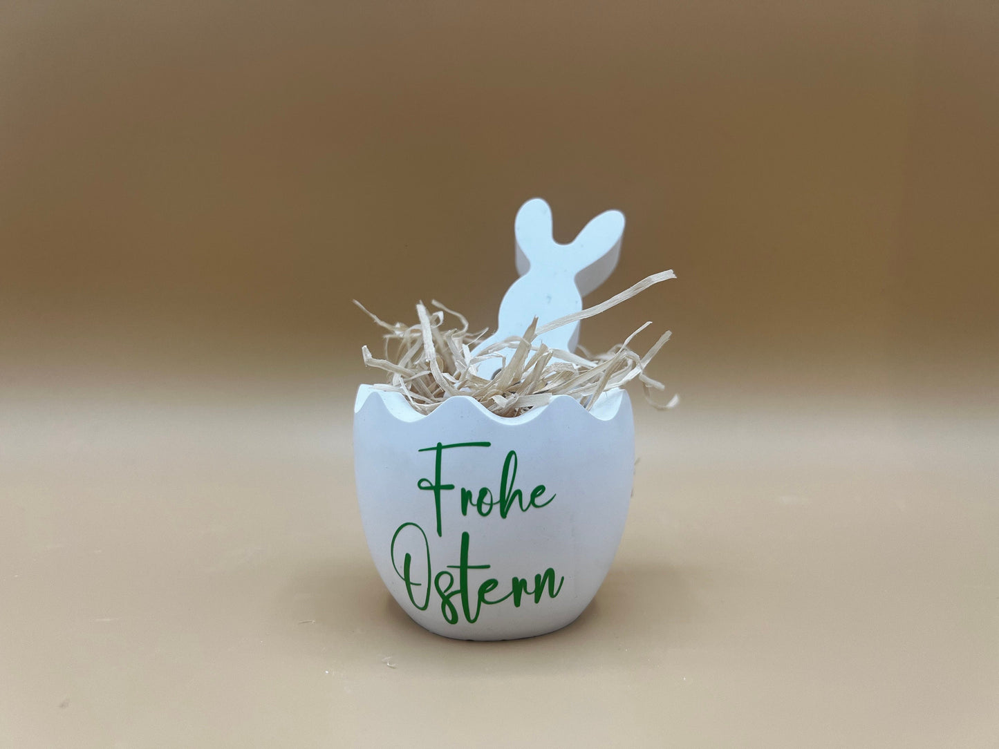 Raysin Kerzenhalter Osterei, Eierschale für Stabkerze, Dekoration Frühling Ostern, Tischdeko, Tischdekoration Osterfest