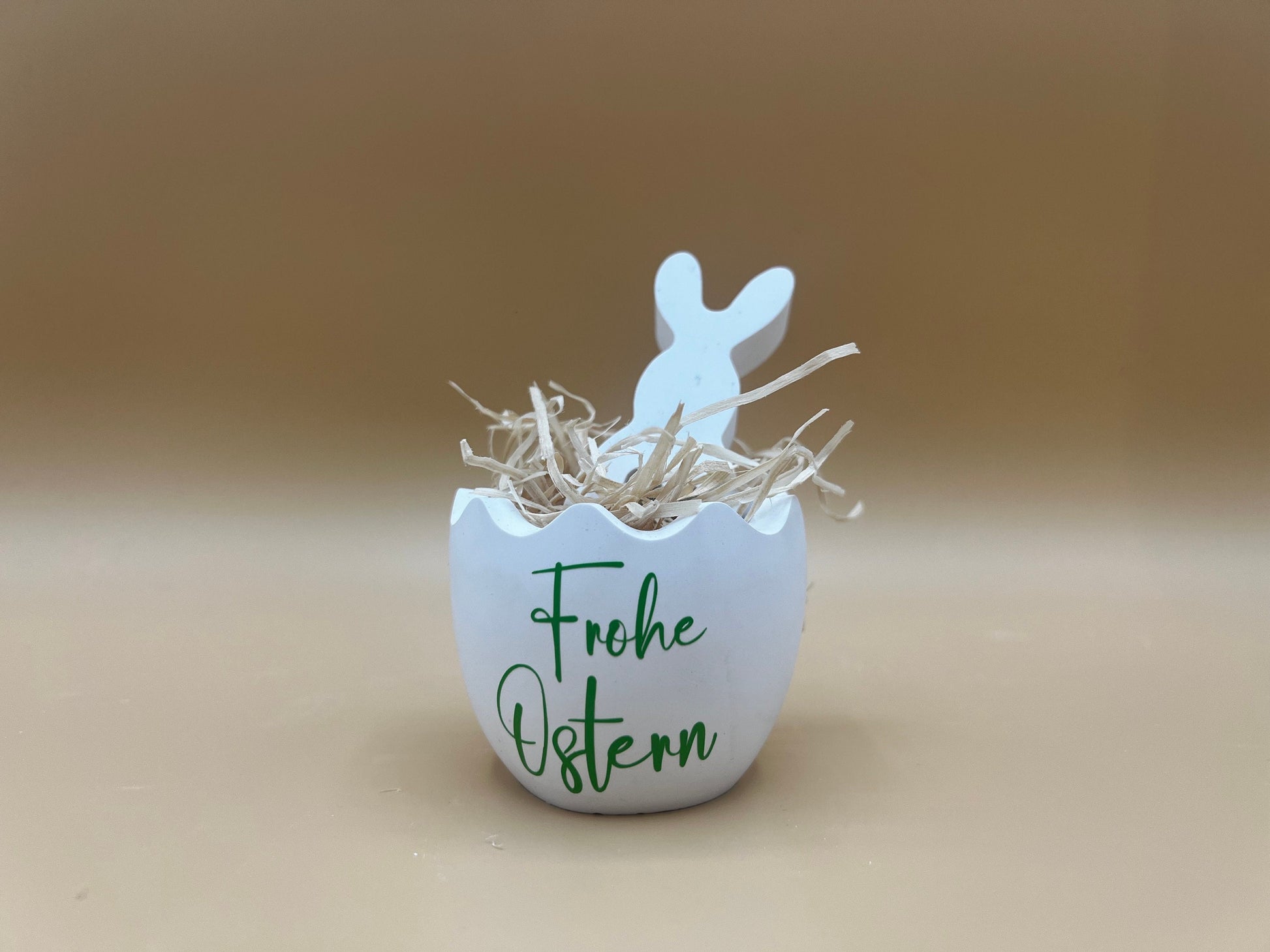 Raysin Kerzenhalter Osterei, Eierschale für Stabkerze, Dekoration Frühling Ostern, Tischdeko, Tischdekoration Osterfest
