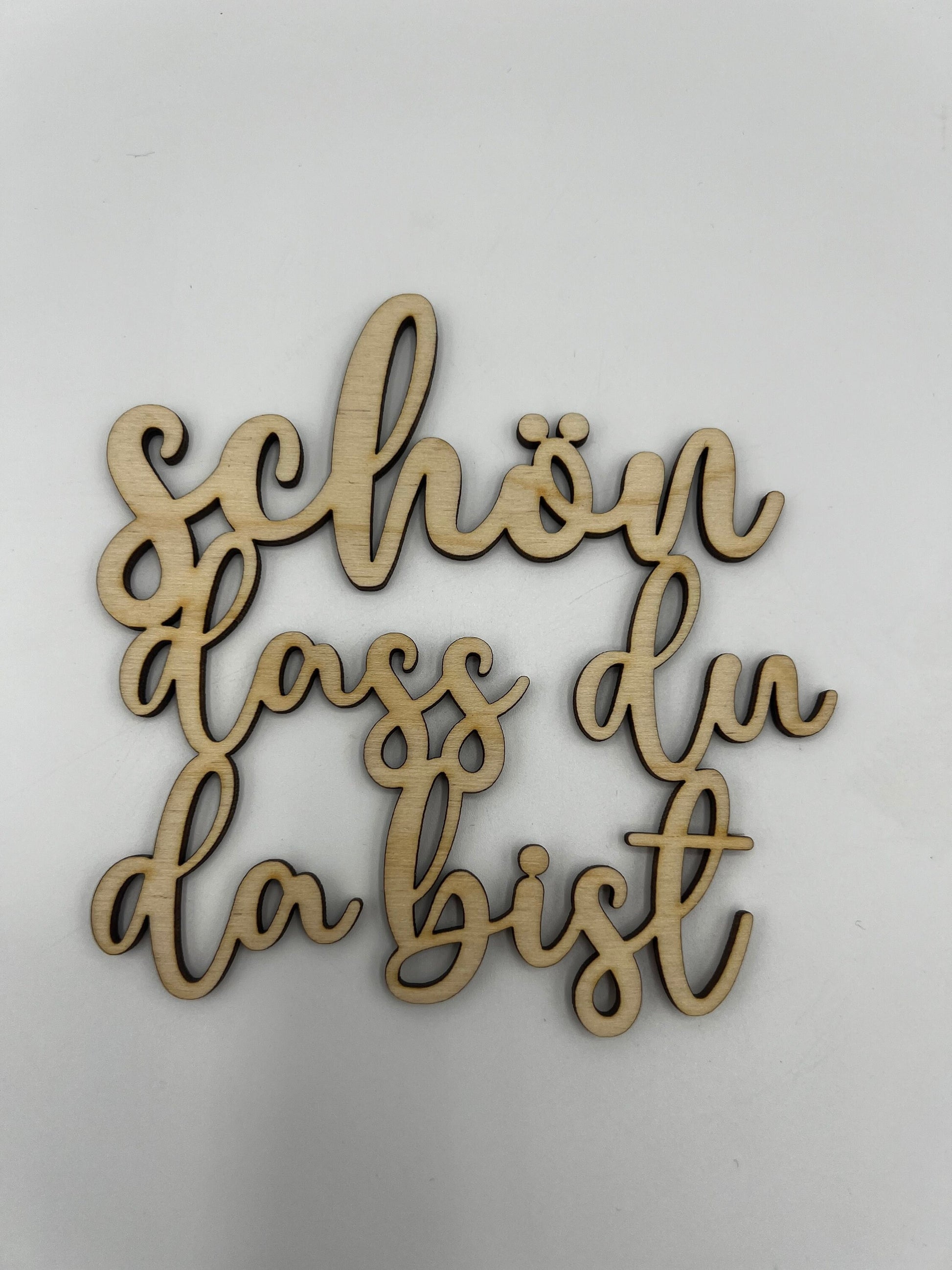 Glasuntersetzer personalisiert, Untersetzer, holzuntersetzer, Schön das es dich gibt , Untersetzer Spruch aus Holz 4stück