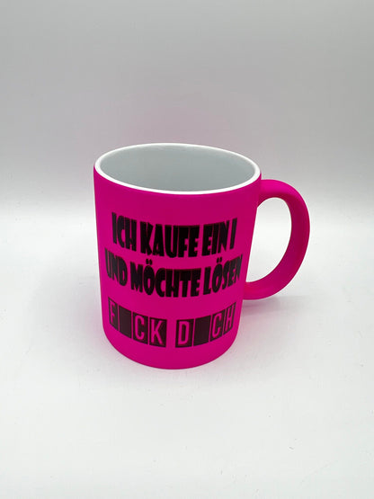 Keramiktasse pink rosa / Kaffeetasse / Geschenk zum Geburtstag / Tasse mit spruch / Kaffeebecher  Tasse /lustiges Geschenk /personalisiert Dekoschuppen
