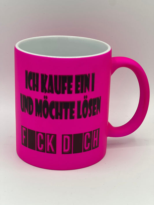 Keramiktasse pink rosa / Kaffeetasse / Geschenk zum Geburtstag / Tasse mit spruch / Kaffeebecher  Tasse /lustiges Geschenk /personalisiert Dekoschuppen