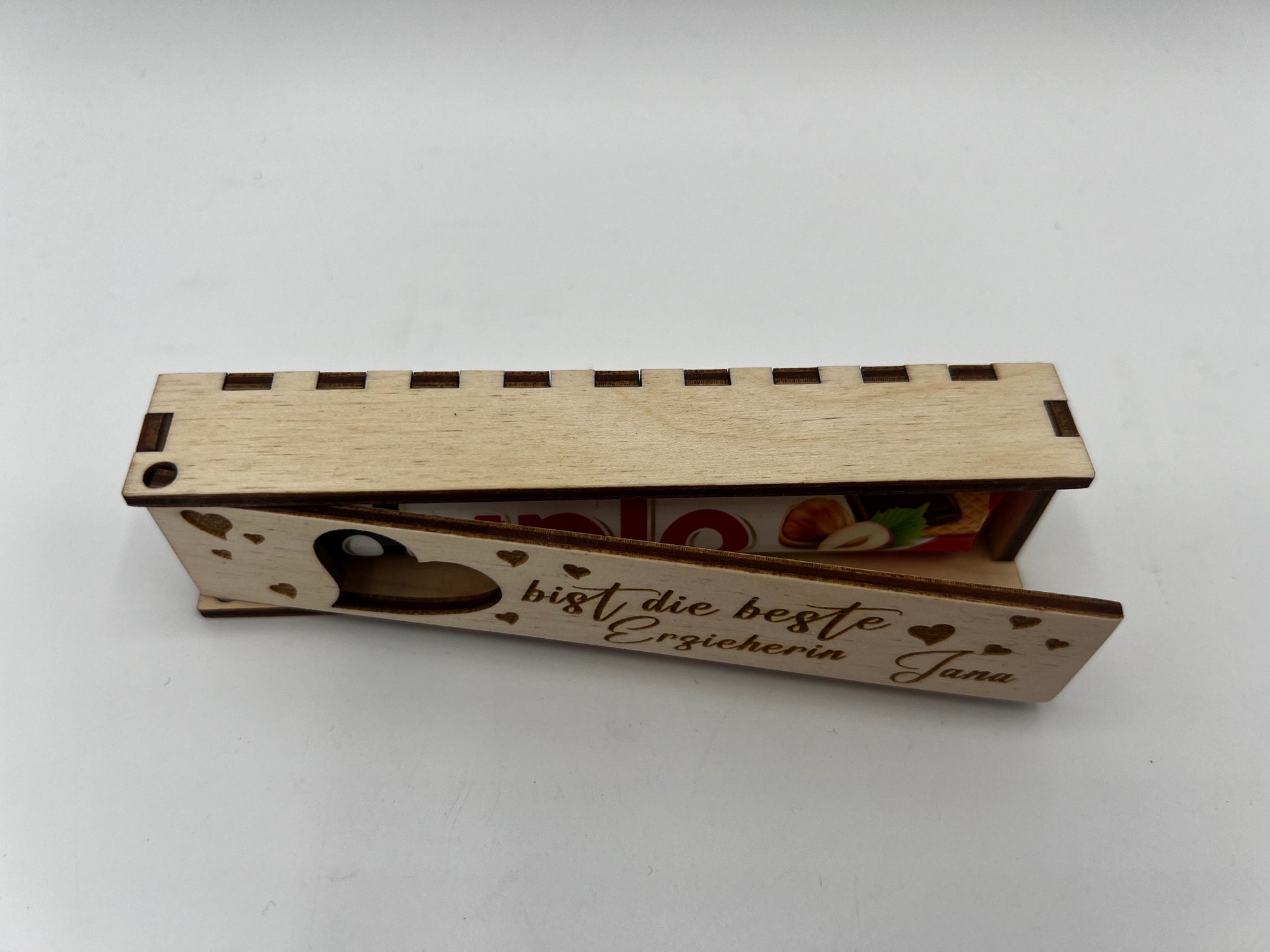 Du bist die beste Erzieherin! Geschenkbox Geschenkverpackung Schokoriegel