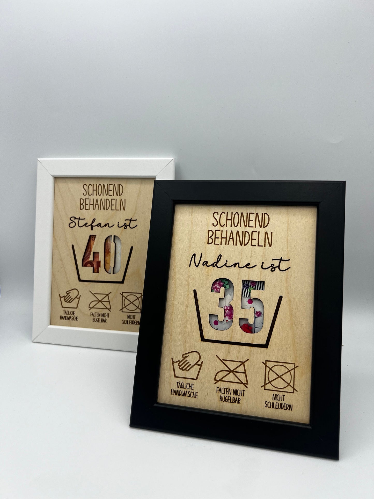 Schonend Behandeln Geldgeschenk, Geschenk zum 30. Geburtstag, Holzgeschenk , Geld Geschenkidee zum 40. Geburtstag, Geburtstagsgeschenk 50.