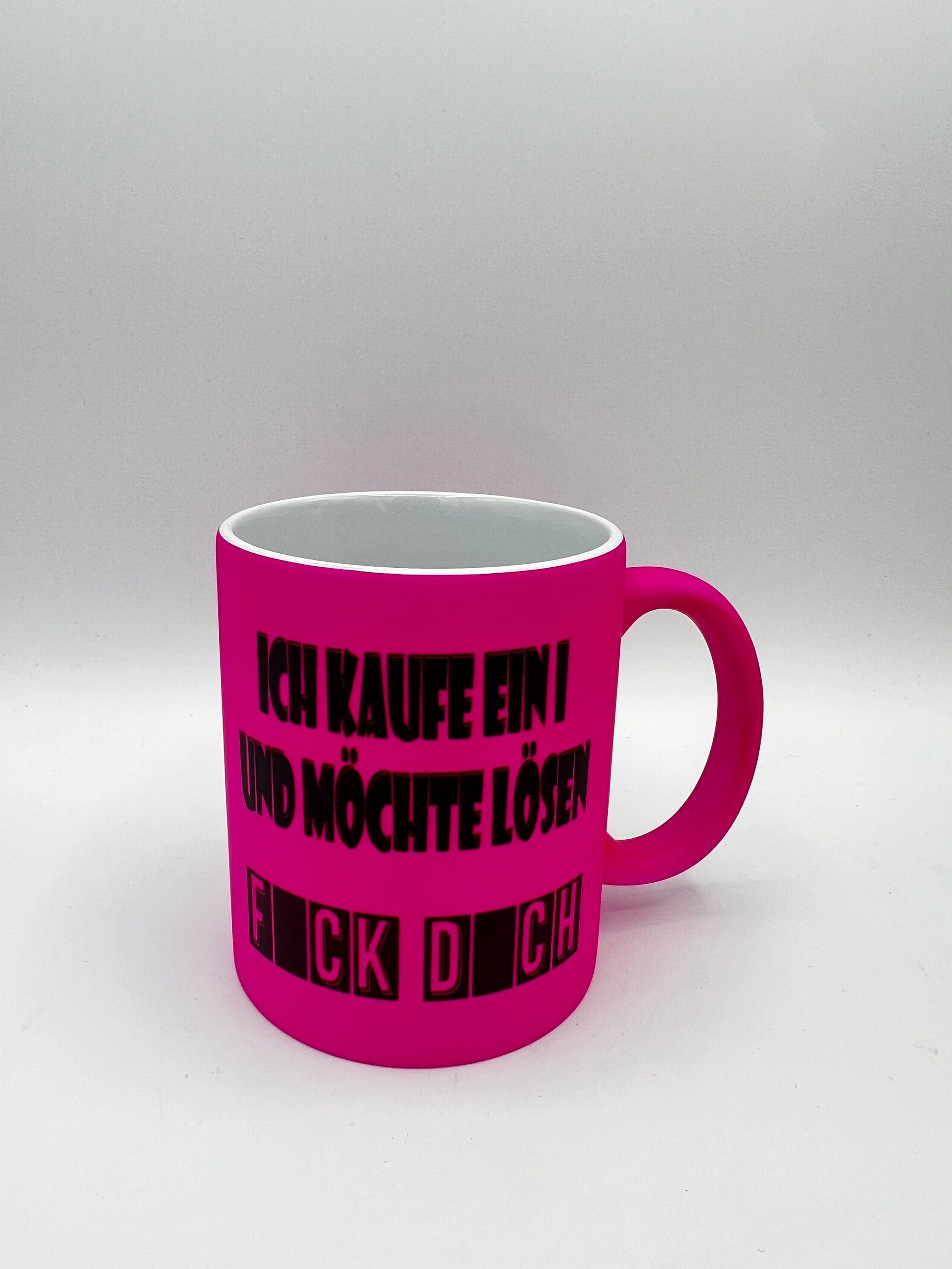 Keramiktasse pink rosa / Kaffeetasse / Geschenk zum Geburtstag / Tasse mit spruch / Kaffeebecher  Tasse /lustiges Geschenk /personalisiert Dekoschuppen